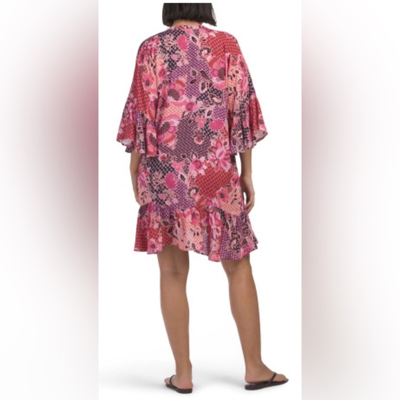 Johnny Was Valennis Ruffle Cover Up Kimono Size XXS XS NWT - Picture 3 of 9
